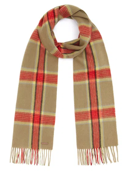 Hortons England Women's The Hexham Lambswool Scarf - Red Check