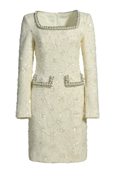 Hortons England Women's White Elise Ivory Handmade Dress