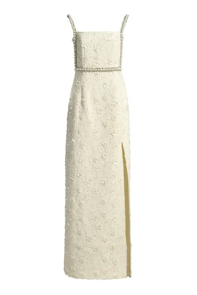 Hortons England Women's White Handmade Fleur Gown Ivory