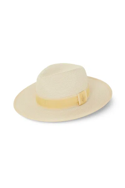 Hortons England Women's Yellow / Orange Studland Fedora Lemon Yellow In Yellow/orange