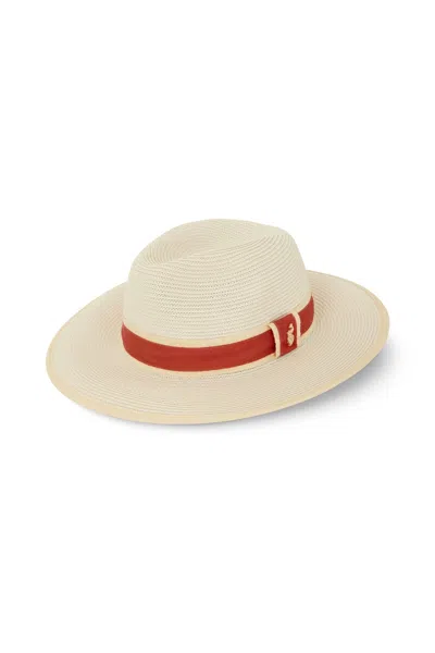 Hortons England Women's Yellow / Orange Studland Fedora Sunset Orange In Yellow/orange