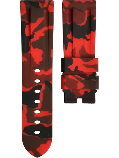 Horus Watch Straps 24mm Watch Strap In Red
