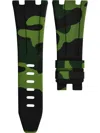 Horus Watch Straps 42mm Audemars Piguet Royal Oak Offshore Watch Strap In Green
