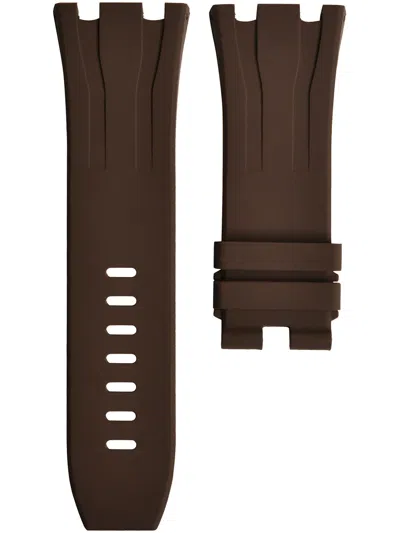 Horus Watch Straps 44mm Audemars Piguet Royal Oak Offshore Watch Strap In Braun