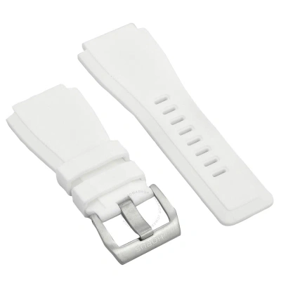 Horus Watch Straps For Bell & Ross Br-01 Integrated Arctic White Rubber Watch Band Br03-wt-br01
