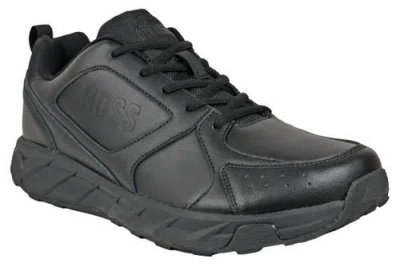Hoss Boot Company Hoss Beta Soft Toe Wide Fit Work Shoe In Black