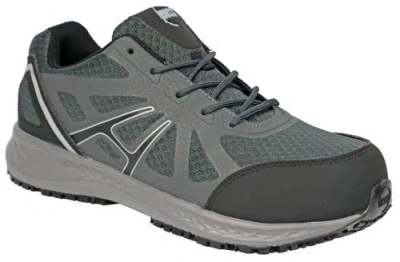 Hoss Boot Company Hoss Express Mens Composite Toe Athletic Work Shoe In Gray