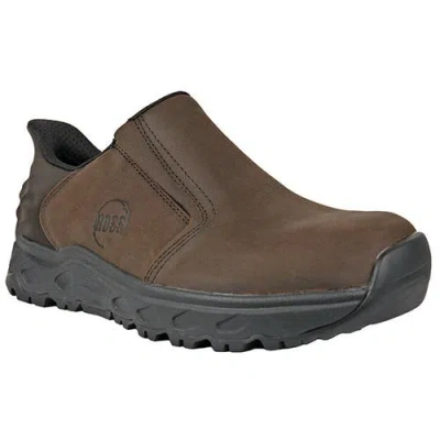 Hoss Boot Company Hoss Mckee Soft Toe Slip On Work Shoe In Brown