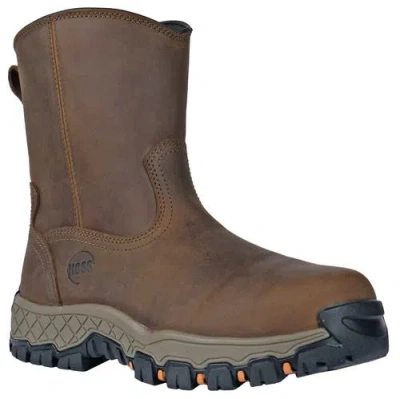 Hoss Boot Company Hoss Recon 8 Inch Composite Toe Side Zip Work Boot In Brown