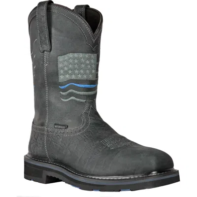 Hoss Boot Company Hoss Rushmore Composite Toe Puncture Resistant Work Boot In Black