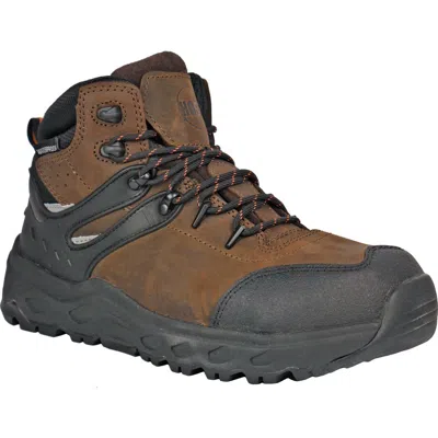 Hoss Boot Company Hoss Stomp Composite Toe Wedge Work Boot In Brown