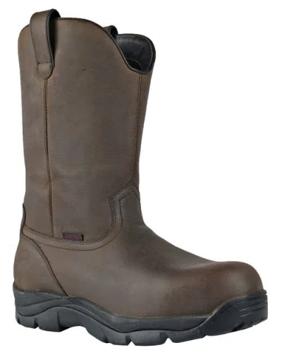 Hoss Boot Company Hoss Wildfire Wellington Composite Toe Waterproof Work Boot In Brown