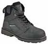 Hoss Boot Company Hoss Carson 6" Black Composite Toe Work Boot In Gray