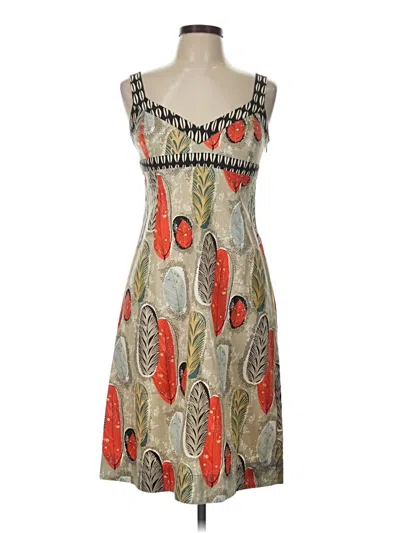 Pre-owned Hoss Cocktail Dress In Tan