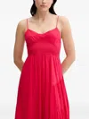 Hoss Intropia April Smocked Tiered Maxi Dress In Pink
