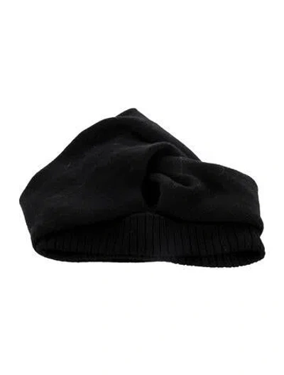 Pre-owned Hoss Intropia Beanie In Black