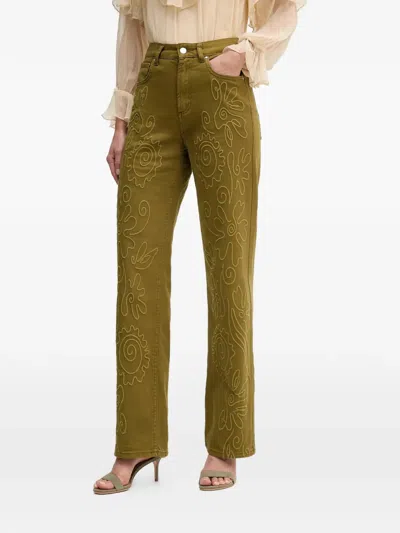 Hoss Intropia Berenice Jeans In Green