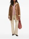 Hoss Intropia Button-fastening Fleece-lined Jacket In Brown