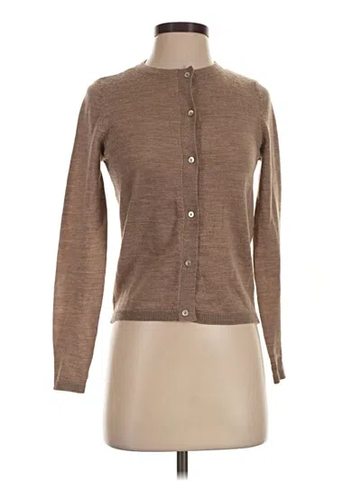 Pre-owned Hoss Intropia Cardigan Sweater In Brown