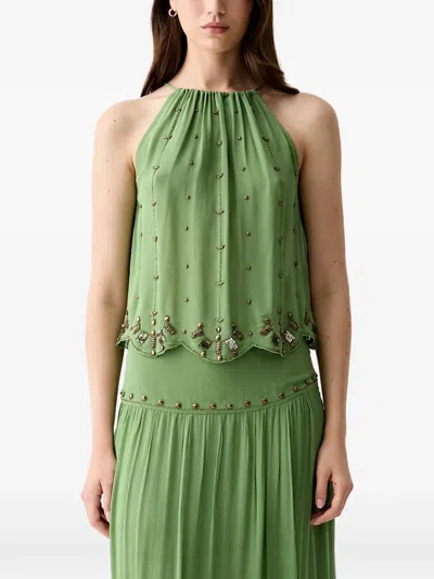Hoss Intropia Clarisa Blouse In Green