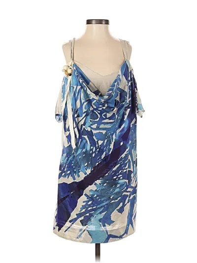 Pre-owned Hoss Intropia Cocktail Dress In Blue