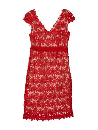 Pre-owned Hoss Intropia Floral Print Mini Dress In Red