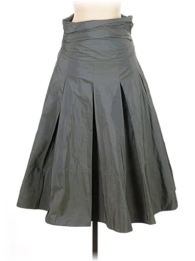 Pre-owned Hoss Intropia Formal Skirt In Gray