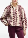 Hoss Intropia Geometric-pattern Zip Top In Multi