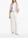 Hoss Intropia Geraldine Embroidery-embellishment Vest In Red