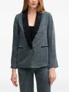 Hoss Intropia Shawl-lapel Blazer In Multi
