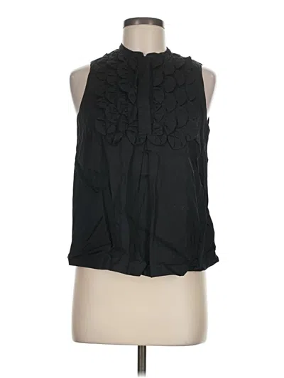 Pre-owned Hoss Intropia Sleeveless Blouse In Black