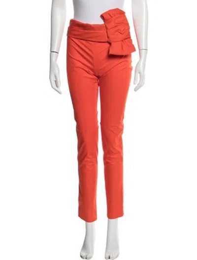 Pre-owned Hoss Intropia Straight Leg Pants In Orange