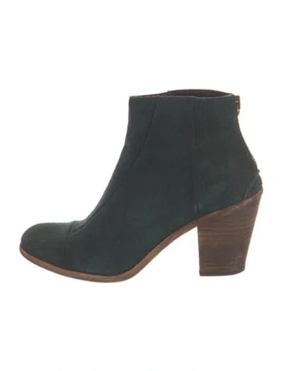 Pre-owned Hoss Intropia Suede Boots In Green