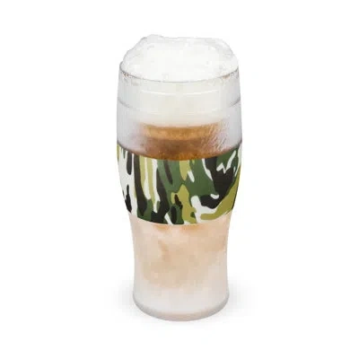 Host Beer Freeze Cooling Cup In In Clear;green Camouflage