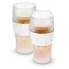Host Beer Freeze Cooling Cup Set Of 2 In Marble