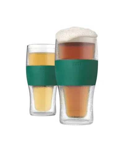 Host Beer Freeze In Green, Set Of 2
