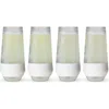 Host Champagne Freeze Cooling Cup Set Of 4 In Glitter