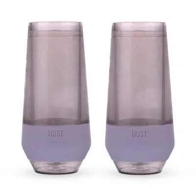 Host Champagne Freeze Cooling Cups In Purple