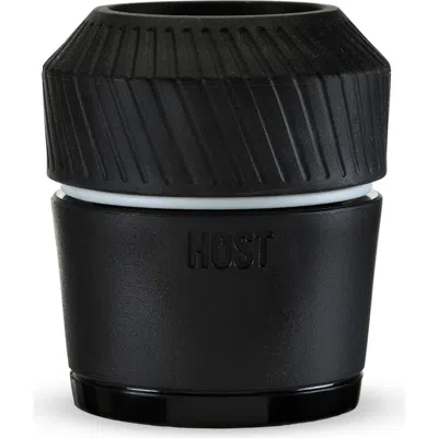 Host Champagne Stopper With Seal Indicator In Black