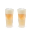 Host Glass Freeze Beer Cooling Cup Set Of 2 In Clear