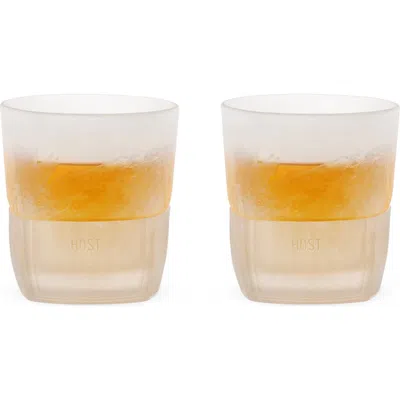 Host Glass Freeze Whiskey Cooling Cup Set Of 2 In Clear