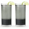 Host Highball Freeze Cooling Cup Set Of 2 In Tinted Gray