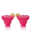 Host Margarita Freeze Cooling Cup Set Of 2 In Punch Pink