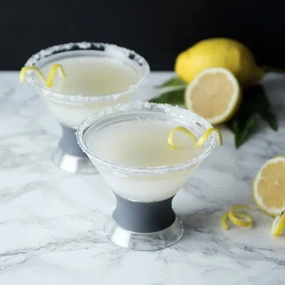 Host Martini Freeze (set Of 2) In Gray