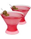 Host Martini Freeze Cooling Cup Set Of 2
