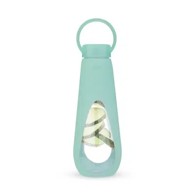 Host Silicone Wrapped Glass Water Bottle In Mint