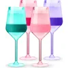 Host Stemmed Wine Freeze Cooling Cup Set Of 4 In Tinted