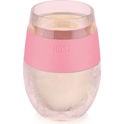 Host Wine Freeze Cooling Cup In Tinted Blush