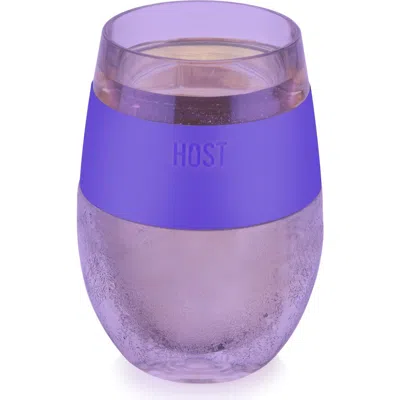 Host Wine Freeze Cooling Cup In Tinted Purple