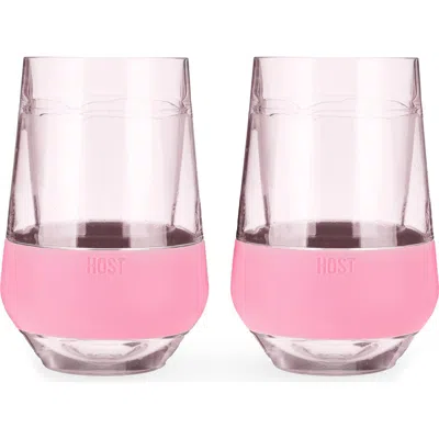 Host Wine Freeze Xl Cooling Cup Set Of 2 In Pink
